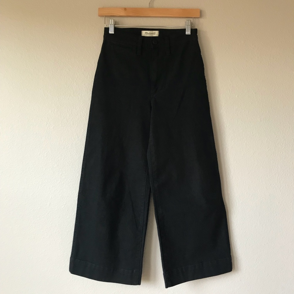 Madewell Emmett Wide Leg Crop Pants